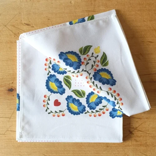 Krojový šátek památeční modrý