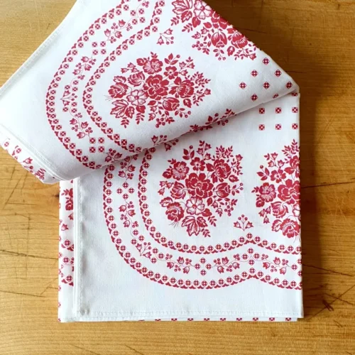 Krojový šátek kraječkový - červený