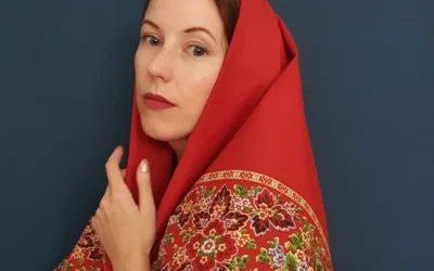 Turecký šátek Lozový – červený prázdný