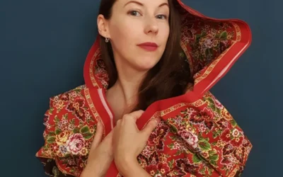 Turecký šátek Lozový –  tmavý halúzkový