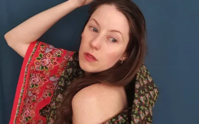 Turecký šátek Šeřík- tmavý s halúzkami