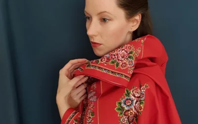 Turecký šátek Šeřík- červený prázdný PŘEDPRODEJ