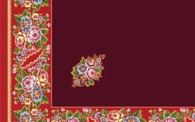 Turecký šátek Lusk – tmavý prázdný PŘEDPRODEJ