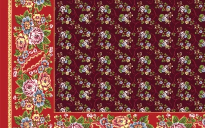 Turecký šátek Lusk – tmavý halúzkový PŘEDPRODEJ