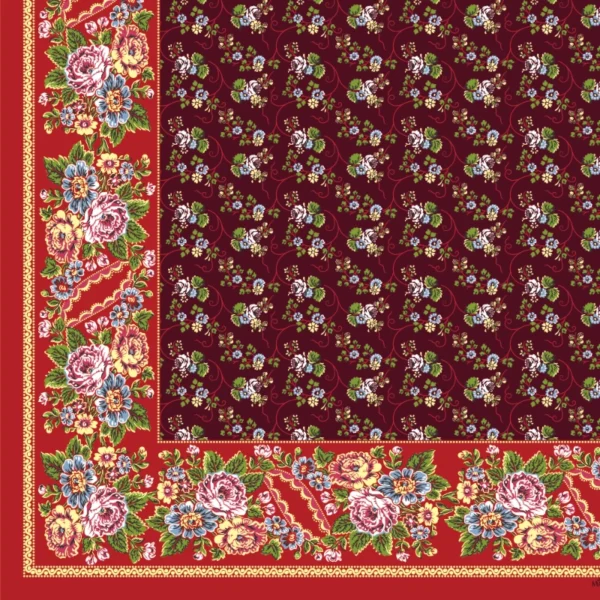 Turecký šátek Lusk tmavý halúzkový, krojový doplněk na hody