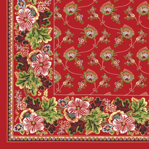 Halúzkový turecký šátek se vzorem Volským, nebo také na dubový list