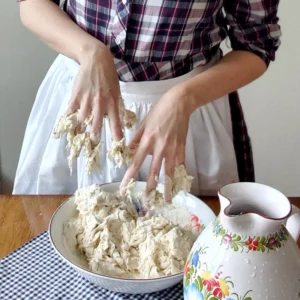 Těsto na seitan, buducí škrob na škrobení spodnic