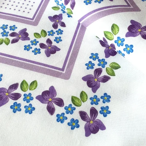 Fialkový šátek ke kroji