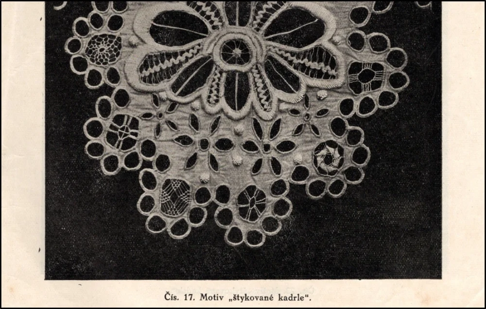 Kadrle výščivka r. 1915