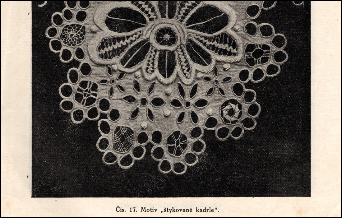 Kadrle výščivka r. 1915